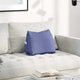 Vidaxl rugkussen jeans blauw 45 x 20 x 35 cm stof