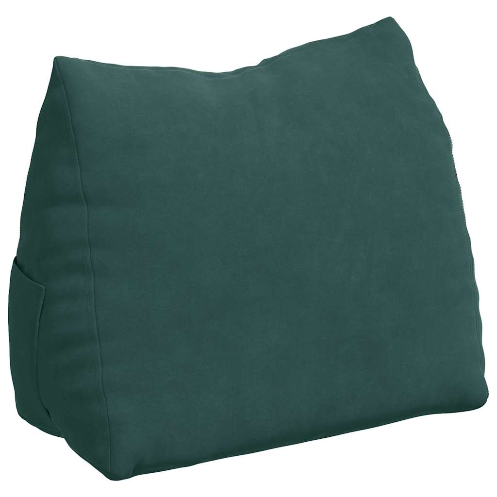 Cuscino schienale Vidaxx tessuto a corde verde scuro 45 x 20 x 35 cm