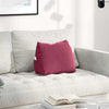 Cuscino schienale Vidaxx rosso vino 45 x 20 x 35 cm in tessuto a corde