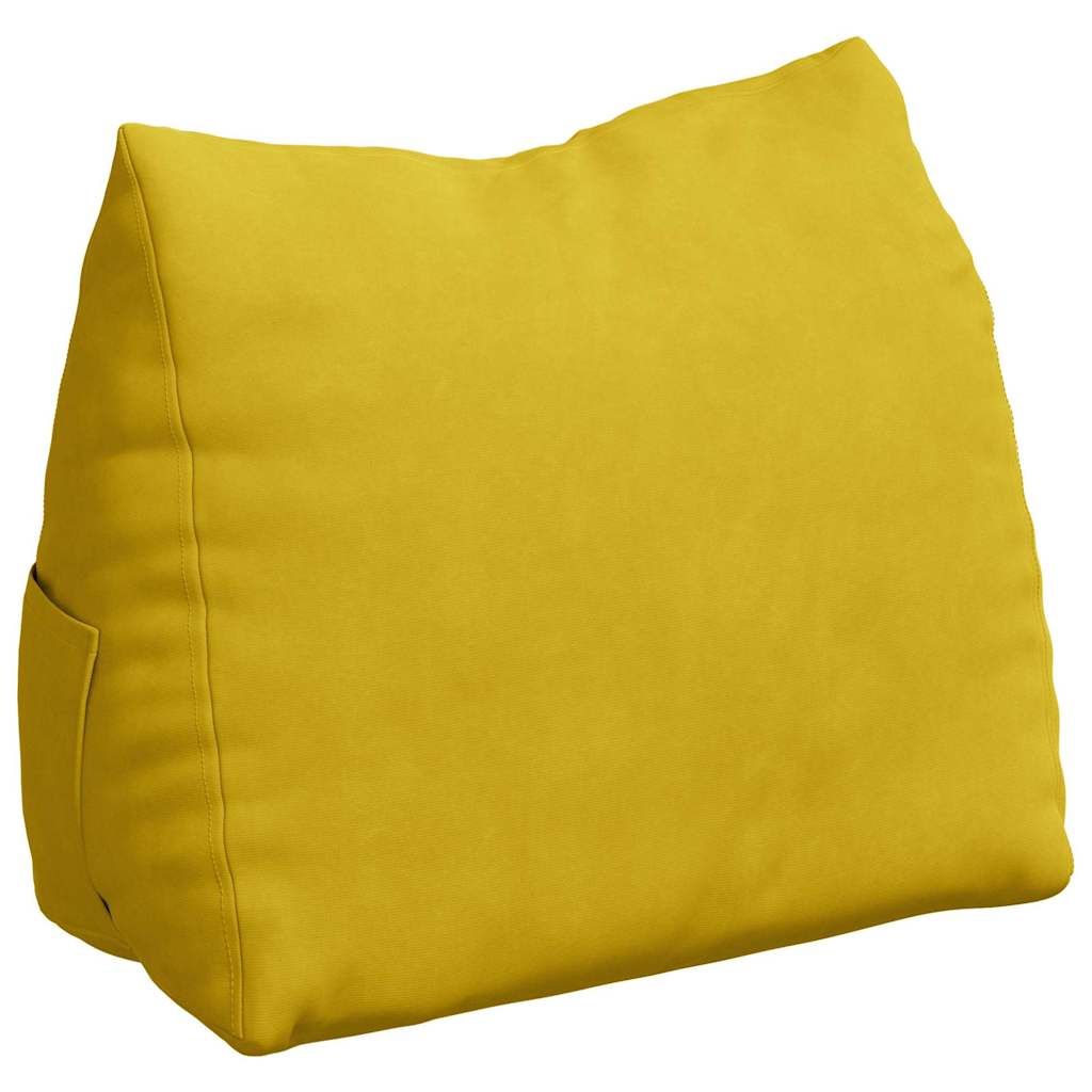 Cuscino schienale Vidaxx giallo 45 x 20 x 35 cm in tessuto a corde