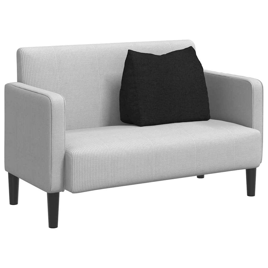 Cuscino schienale Vidaxx tessuto nero 60 x 20 x 50 cm
