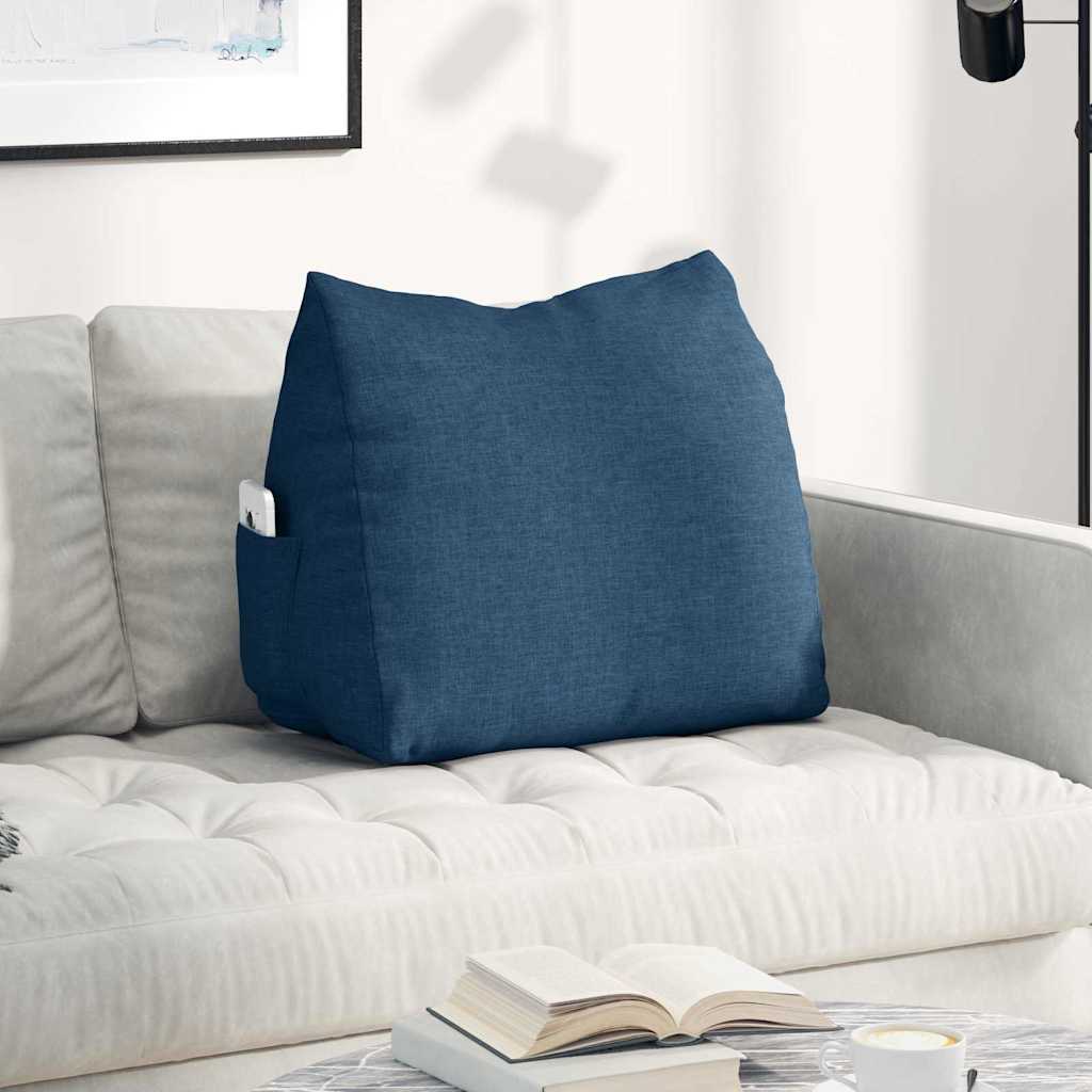 Cuscino schienale Vidaxx tessuto blu 60 x 20 x 50 cm