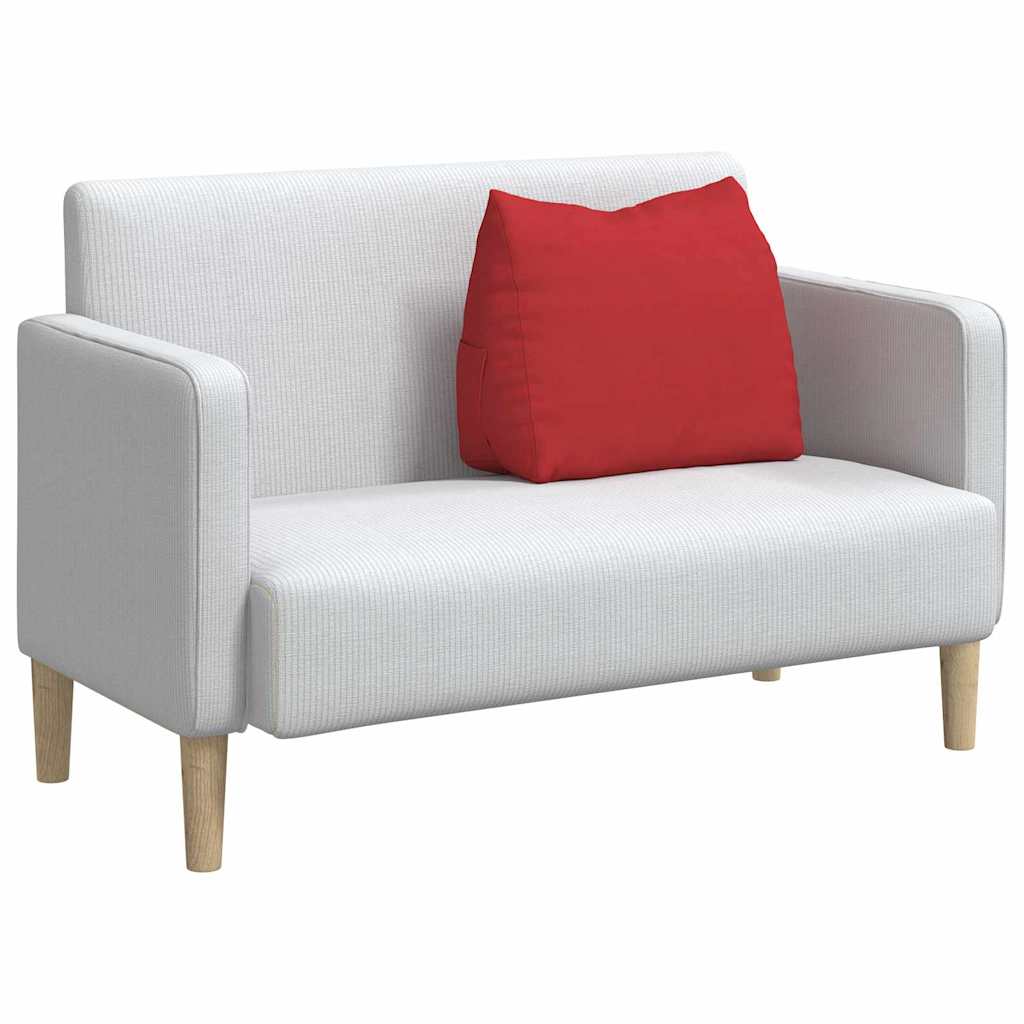 Vidaxl rugkussen rood 60 x 20 x 50 cm stof