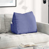 Vidaxl rugkussen jeans blauw 60 x 20 x 50 cm stof