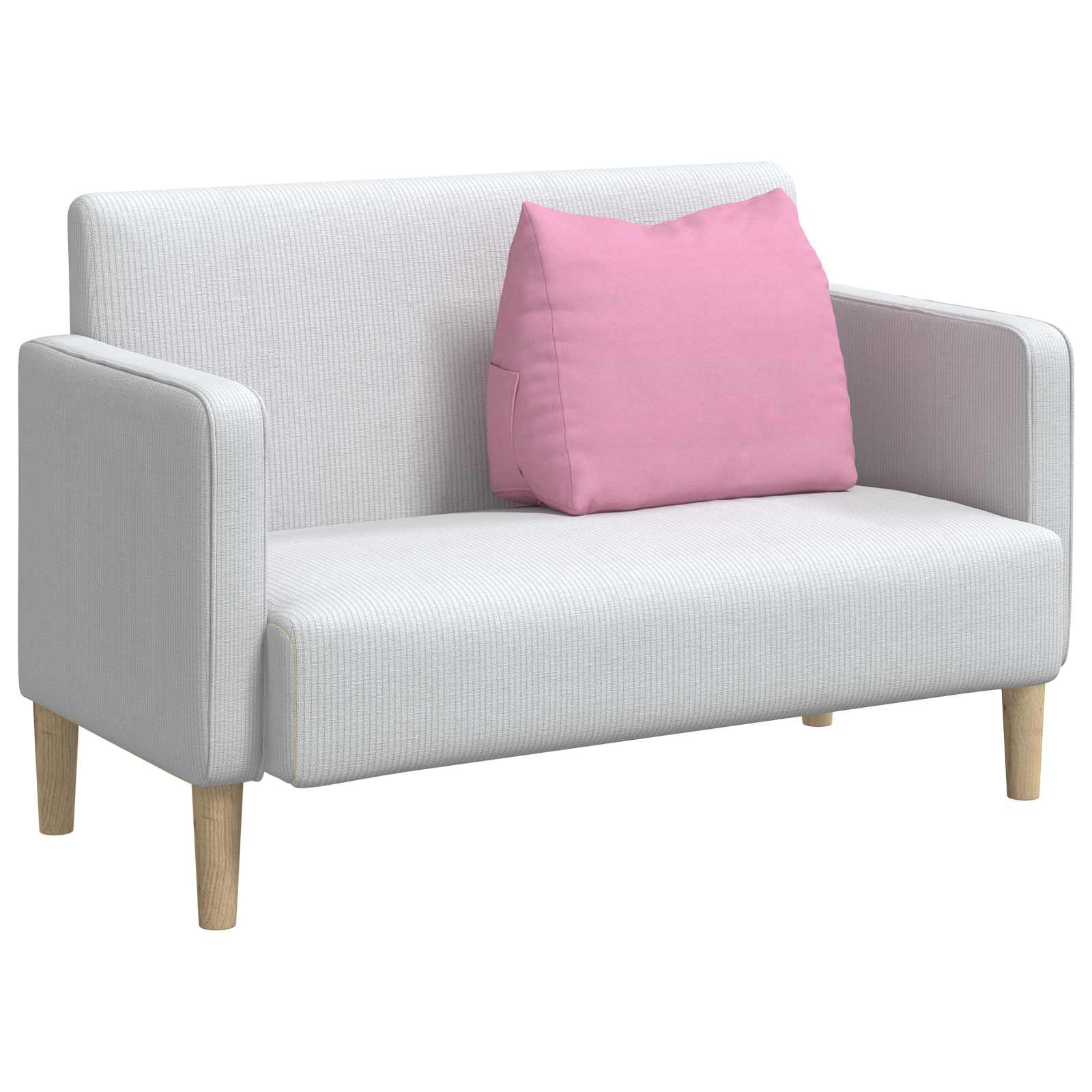 Cuscino schienale Vidaxx in tessuto rosa 60 x 20 x 50 cm
