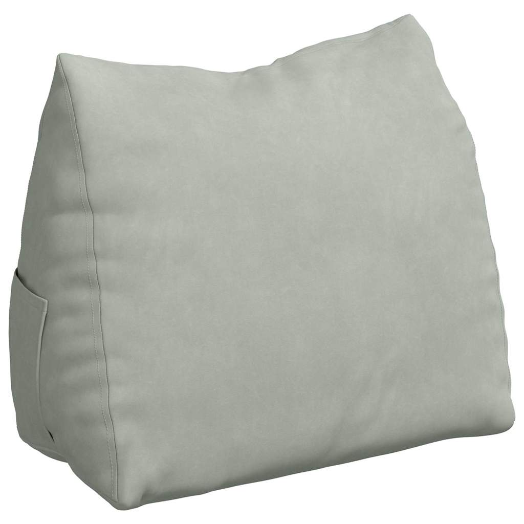 Cuscino schienale Vidaxx grigio chiaro 60 x 20 x 50 cm in tessuto a corde