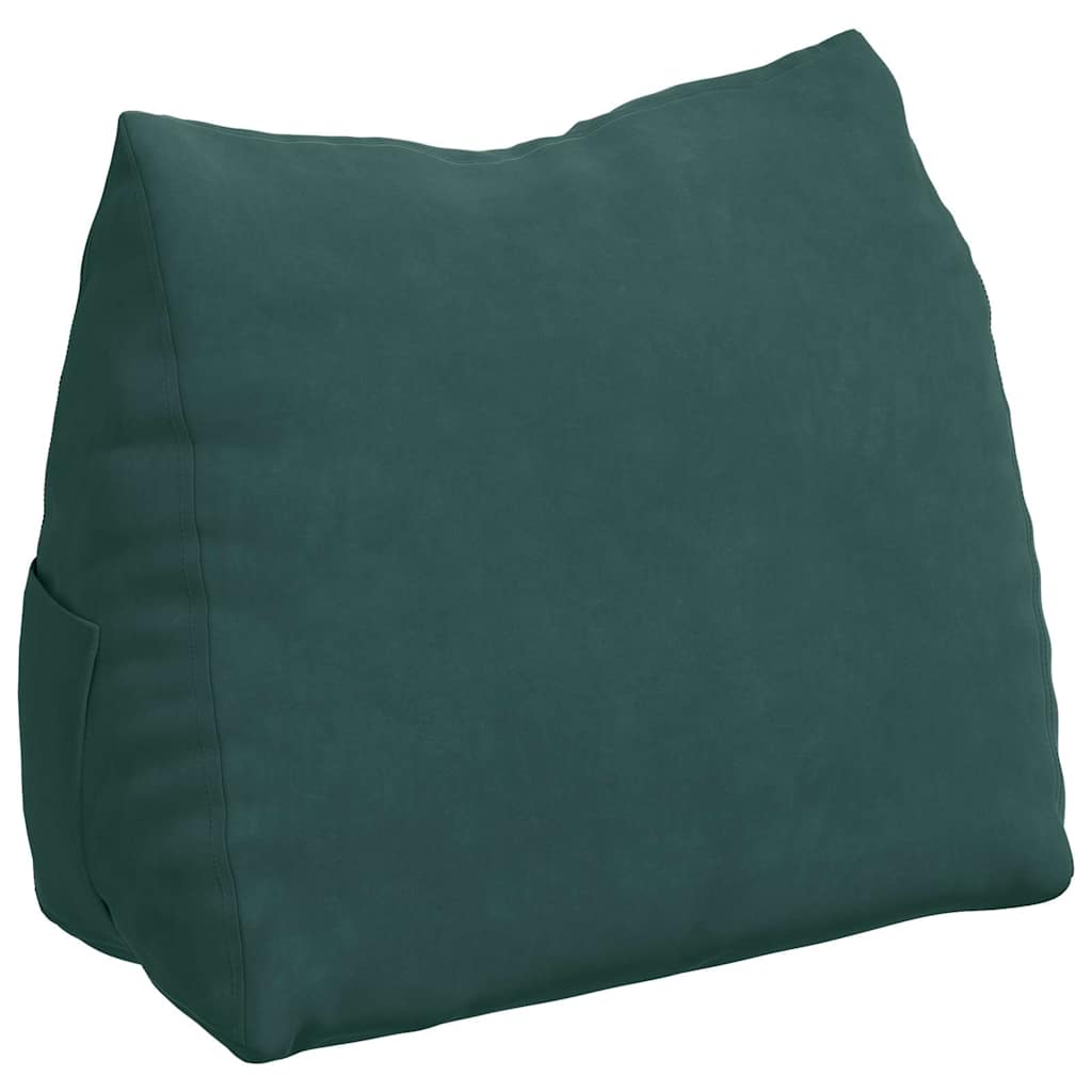 Vidaxx cojín de respaldo verde oscuro 60 x 20 x 50 cm tela de pana
