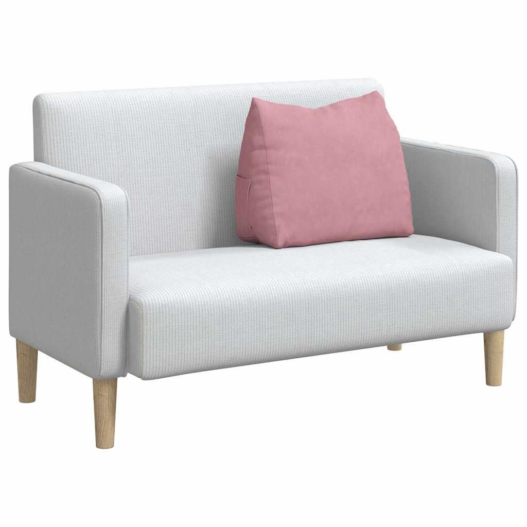 Vidaxl rugkussen roze 60 x 20 x 50 cm cordstof