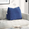 Cuscino per schienale Vidaxx blu polizia 60 x 20 x 50 cm in tessuto a corde