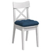 Vidaxl zitkussens 4 pcs blauw 40 x 40 x 12 cm stof