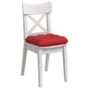 Cuscini sedile VidaXL 4 pezzi rosso 40 x 40 x 12 cm in tessuto