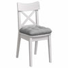 Vidaxl zitkussens 4 pcs wolkengrijs 40 x 40 x 12 cm stof