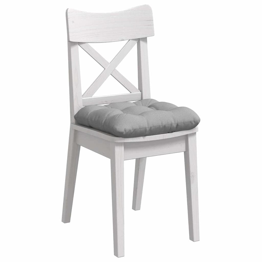 Vidaxl zitkussens 4 pcs wolkengrijs 40 x 40 x 12 cm stof