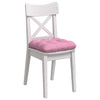 Vidaxl zitkussens 4 pcs roze 40 x 40 x 12 cm stof