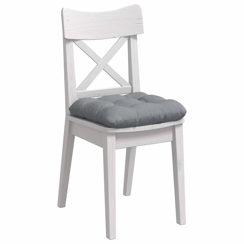 Cuscini da seduta VidaXL 4 pezzi in tessuto grigio chiaro 45 x 45 x 12 cm