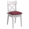 Cuscini da seduta VidaXL 4 pezzi tessuto rosso vino 40 x 40 x 6 cm