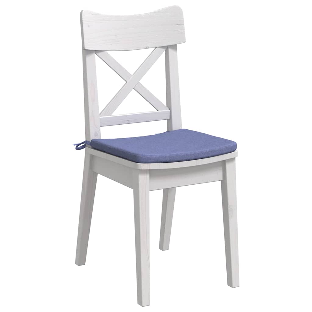 Cuscini da seduta VidaXL 4 pezzi tessuto blu jeans 40 x 40 x 3 cm