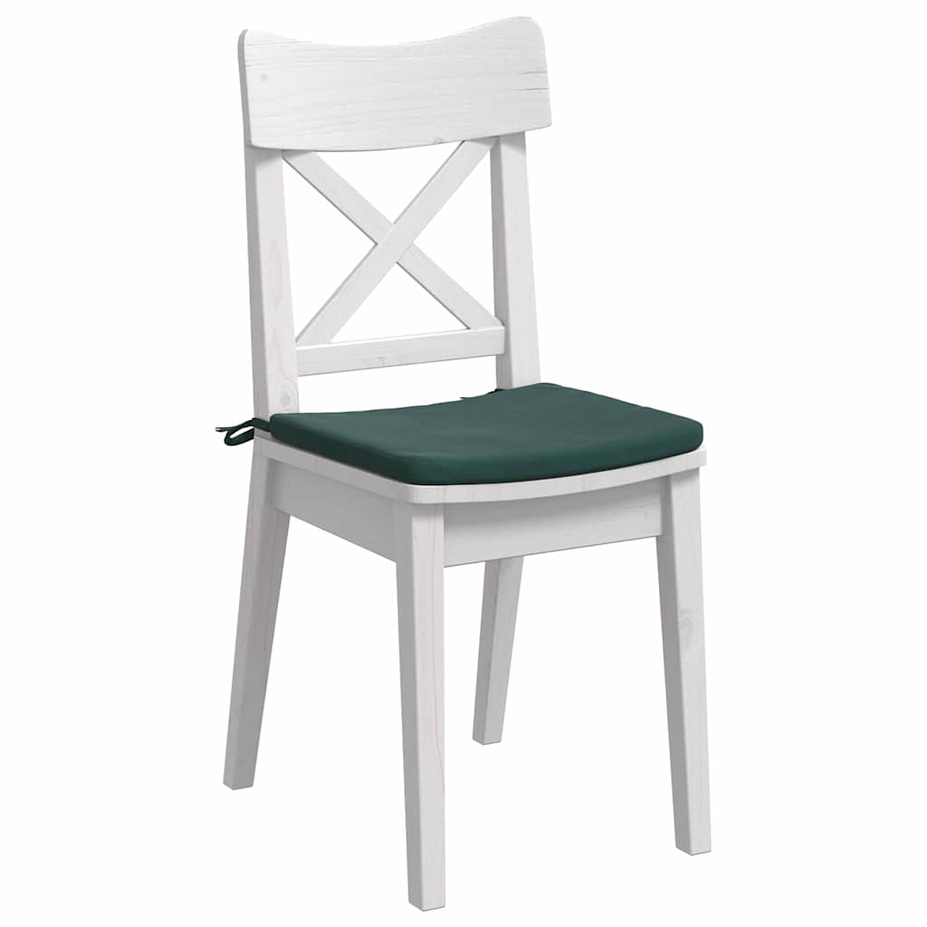 Cuscini per sedili VidaXL 4 pezzi verde scuro 40 x 40 x 3 cm in velluto