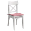Vidaxl zitkussens 4 pcs roze 40 x 40 x 3 cm fluweel