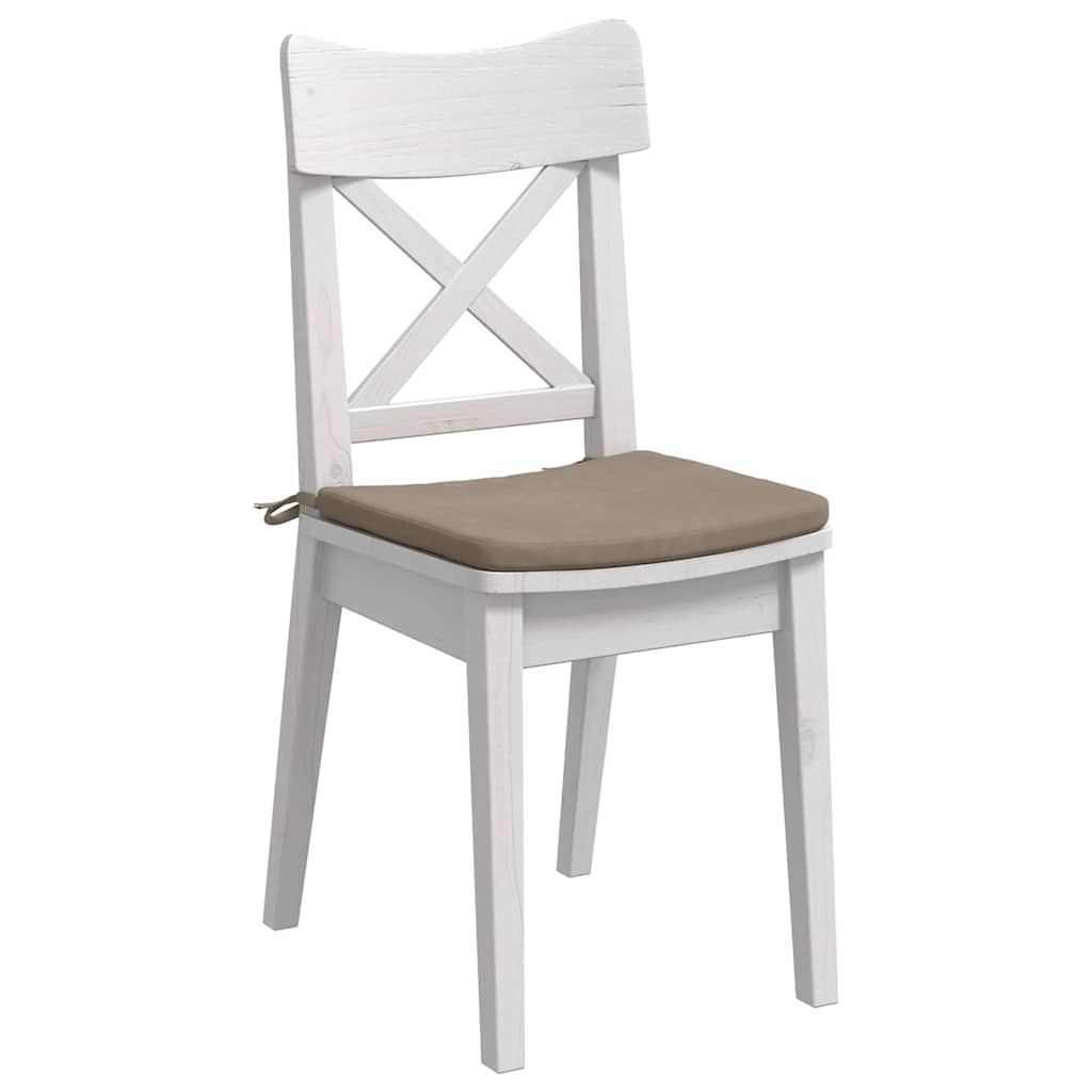 Cuscini seduta Vidaxx 4 pz tortora 40 x 40 x 3 cm tessuto in microfibra