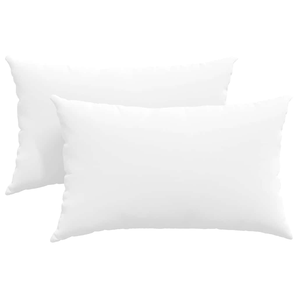 Vidaxl sofa kussens 2 pcs wit 50 x 30 cm stof