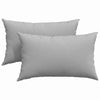 VidaXL cojines de sofá 2 piezas gris nube tela 50 x 30 cm