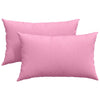 VidaXL cojines de sofá 2 piezas rosa 50 x 30 cm tela