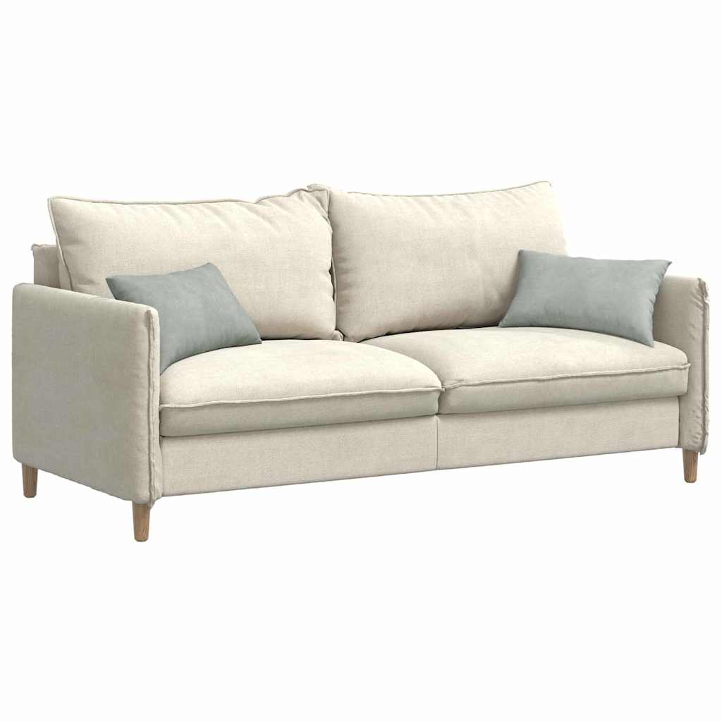 Cuscini per divano VidaXL 2 pezzi in tessuto a corda grigio chiaro 50 x 30 cm