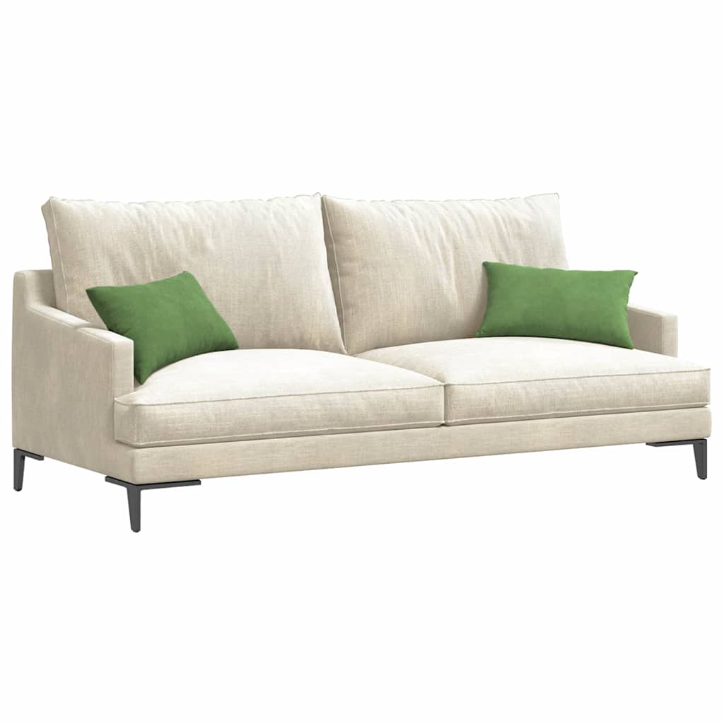 Cuscini per divano VidaXL 2 pezzi in tessuto a corde verde chiaro 50 x 30 cm