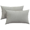 Cuscini per divano VidaXL 2 pezzi in tessuto grigio chiaro 50 x 30 cm