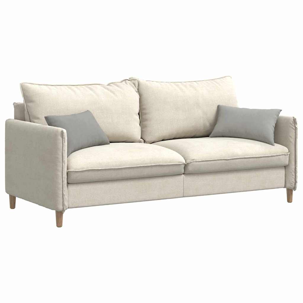 Cuscini per divano VidaXL 2 pezzi in tessuto grigio chiaro 50 x 30 cm