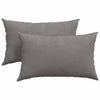 Cuscini per divano VidaXL 2 pezzi in tessuto a corda grigio chiaro 50 x 30 cm