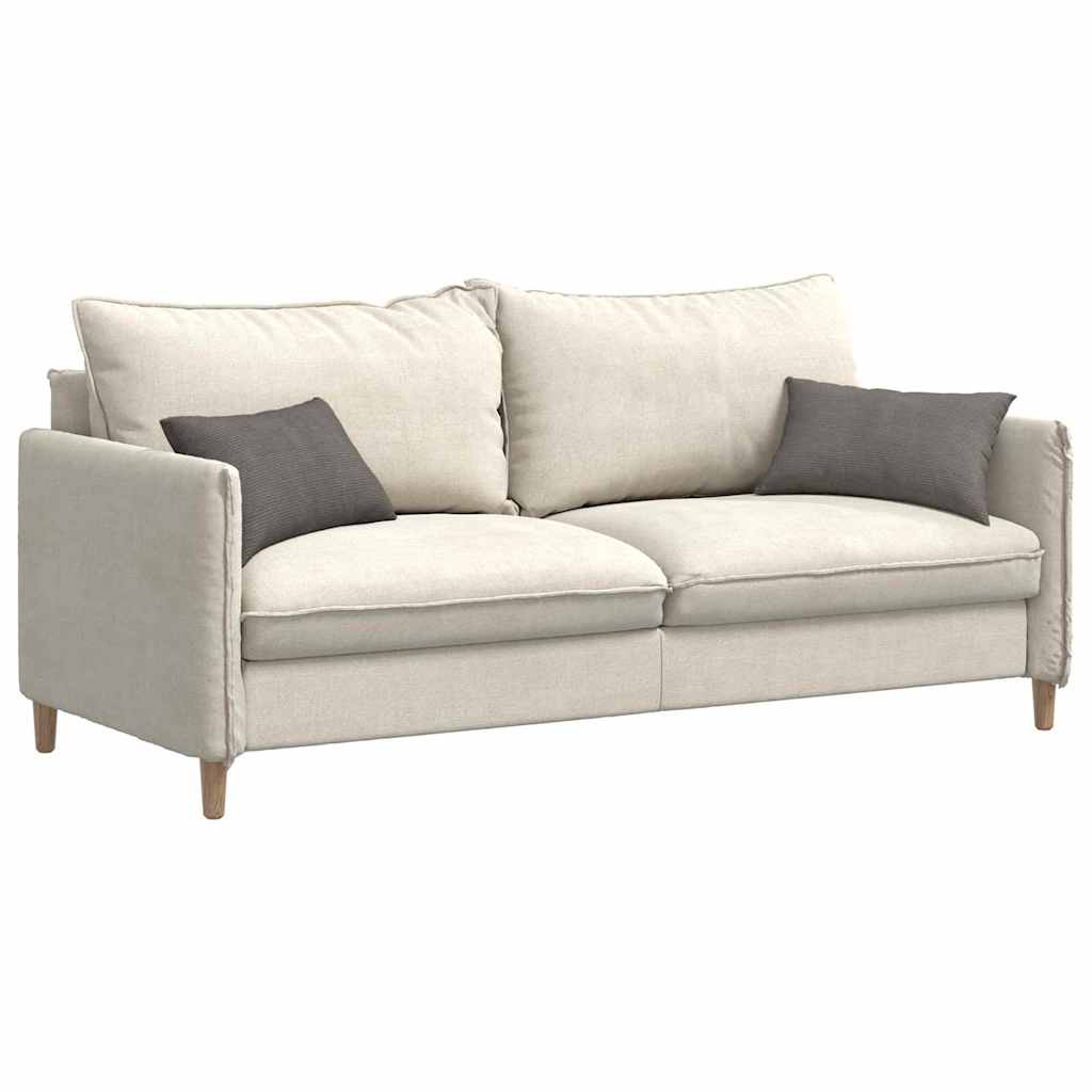 Cuscini per divano VidaXL 2 pezzi in tessuto a corda grigio chiaro 50 x 30 cm