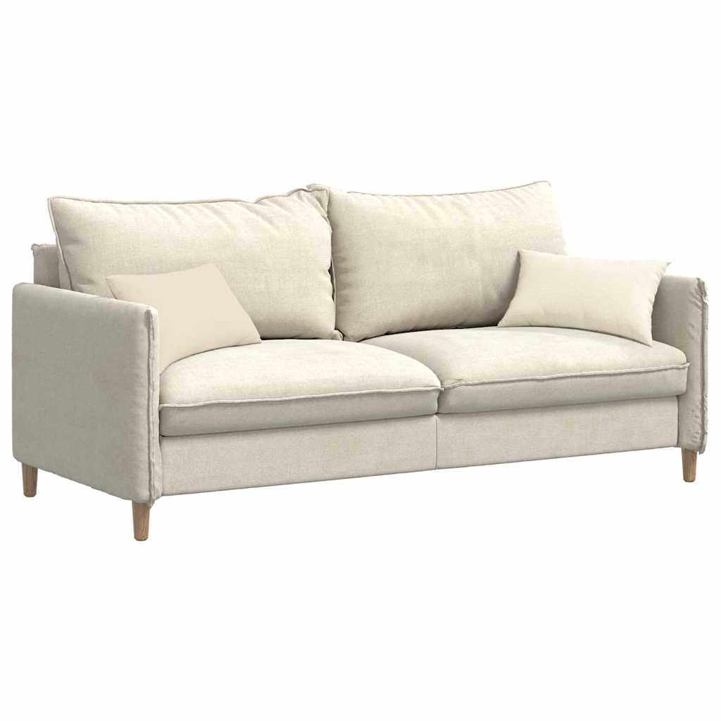 Vidaxl sofa kussens 2 stuks crème 50 x 30 cm cordstof