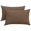 Vidaxl sofa kussens 2 pcs bruin 60 x 40 cm stof