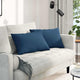 Cuscini per divano VidaXL 2 pezzi in tessuto blu 60 x 40 cm