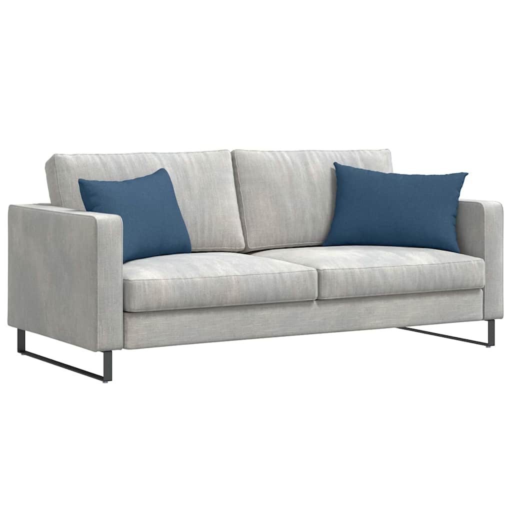 Cuscini per divano VidaXL 2 pezzi in tessuto blu 60 x 40 cm