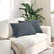 Cuscini per divano VidaXL 2 pezzi in tessuto a corde grigio scuro 60 x 40 cm