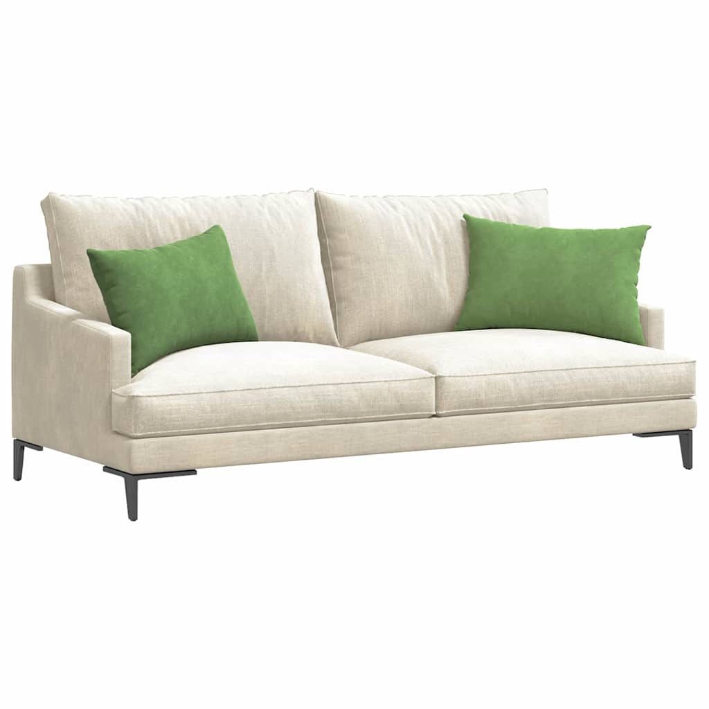 Cuscini per divano VidaXL 2 pezzi in tessuto a corde verde chiaro 60 x 40 cm