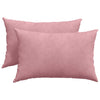 VidaXL cojines de sofá 2 piezas rosa 60 x 40 cm tela de pana