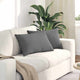 Cuscini per divano VidaXL 2 pezzi in tessuto grigio scuro 60 x 40 cm