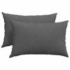 Cuscini per divano VidaXL 2 pezzi in tessuto a corde grigio scuro 60 x 40 cm