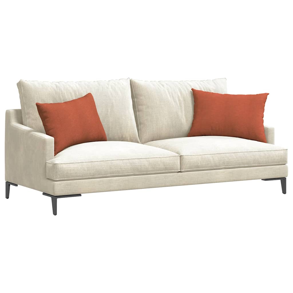 Cuscini per divano VidaXL 2 pezzi in tessuto a corde rosso-arancione 60 x 40 cm