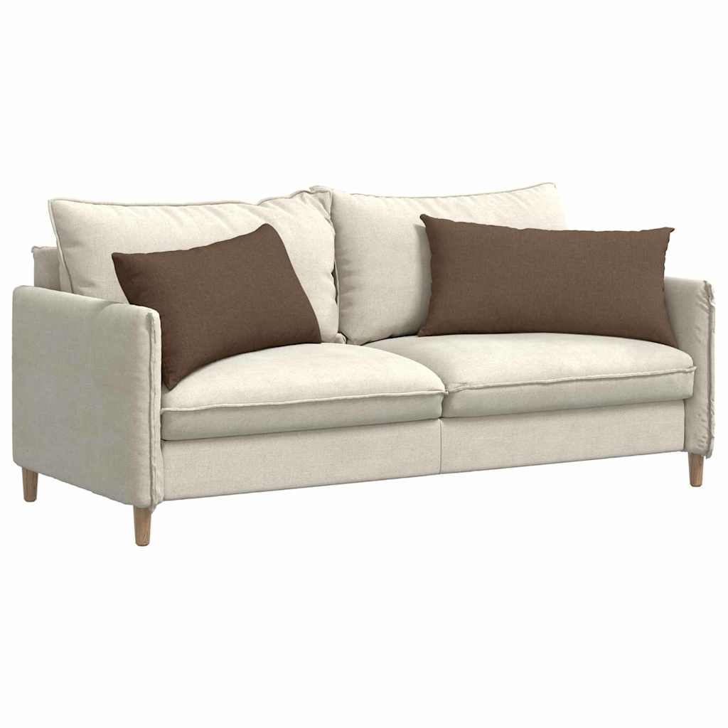 Cuscini per divano VidaXL 2 pezzi in tessuto marrone 80 x 40 cm
