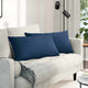 Cuscini per divano VidaXL 2 pezzi in tessuto blu 80 x 40 cm