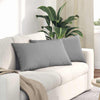 VidaXL cojines de sofá 2 piezas gris nube tela 80 x 40 cm