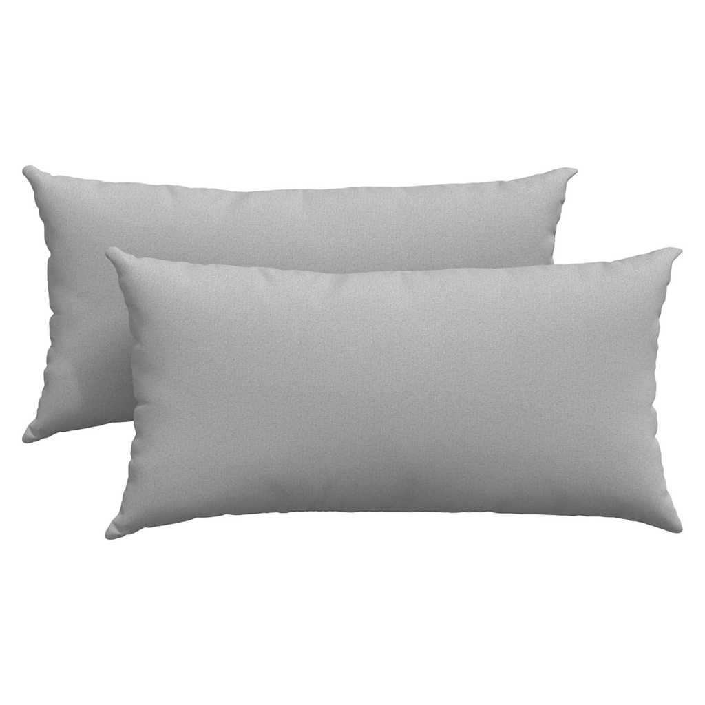 Vidaxl sofa kussens 2 pcs wolkengrijs 80 x 40 cm stof