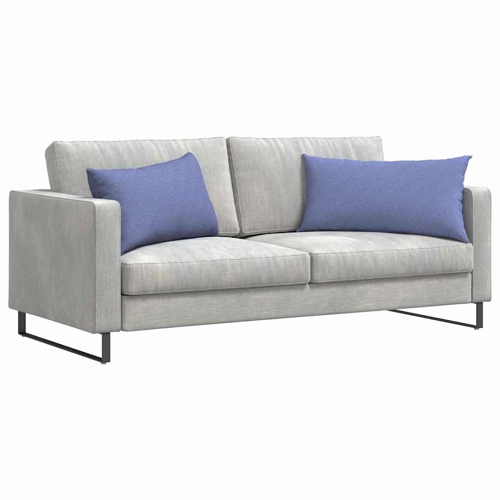 Cuscini per divano VidaXL 2 pezzi tessuto blu jeans 80 x 40 cm