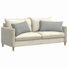 Vidaxl sofa kussens 2 stuks lichtgrijs 80 x 40 cm stof