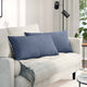 Cuscini per divano VidaXL 2 pezzi in tessuto a corda blu 80 x 40 cm